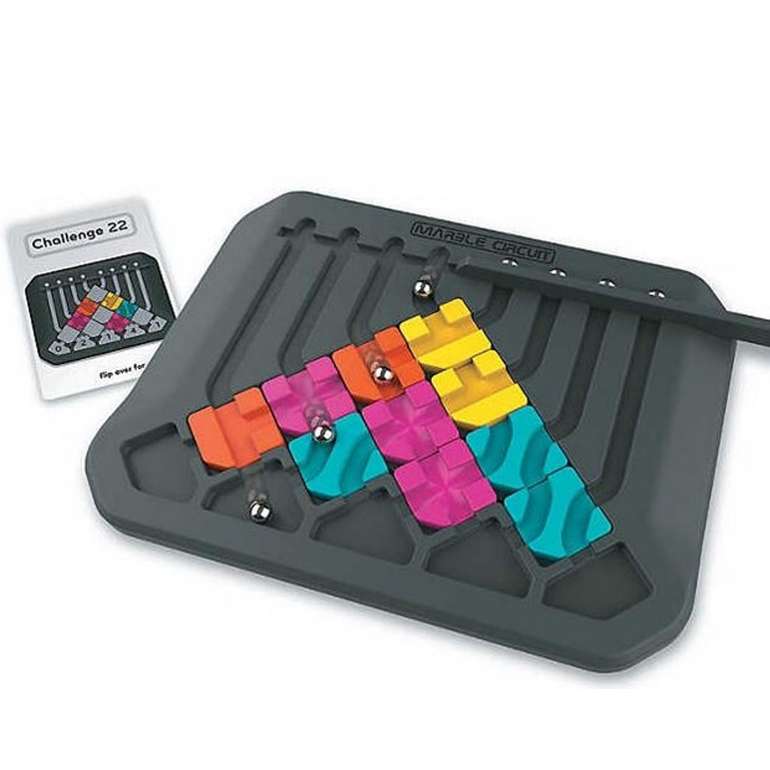 Marble Circuit labirint cu bile joc de logica si strategie fotografia produsului View 2 L