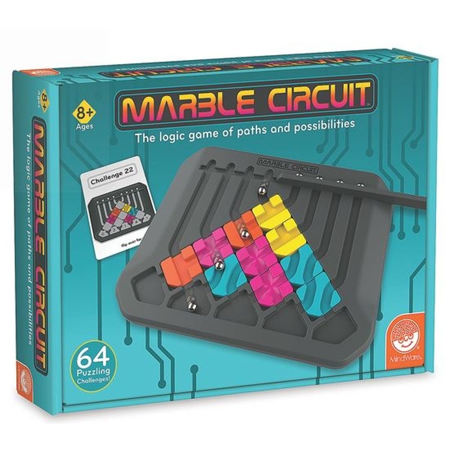 Marble Circuit labirint cu bile joc de logica si strategie fotografia produsului
