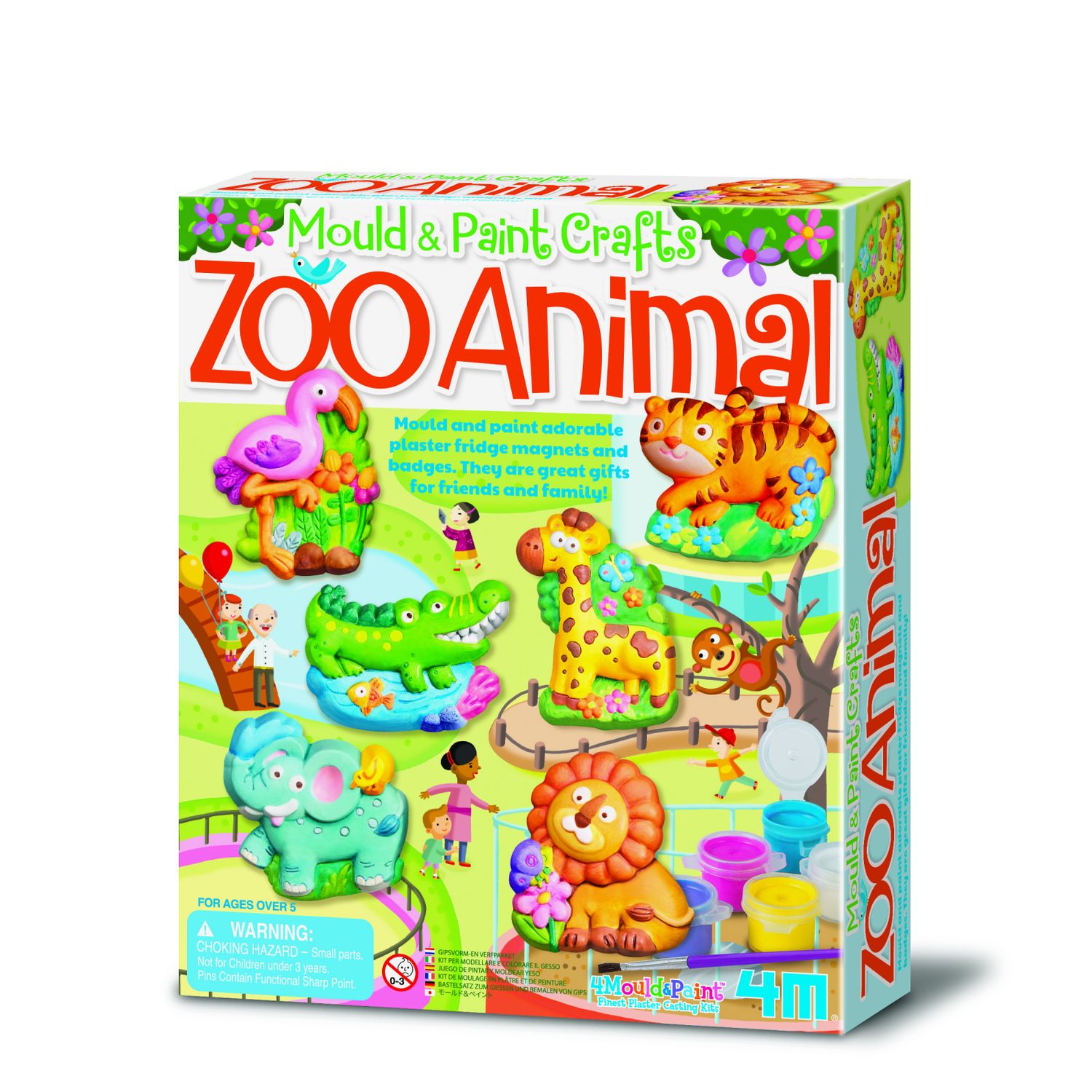 Atelier creativ Modeleaza si picteaza - Animale Zoo fotografia produsului