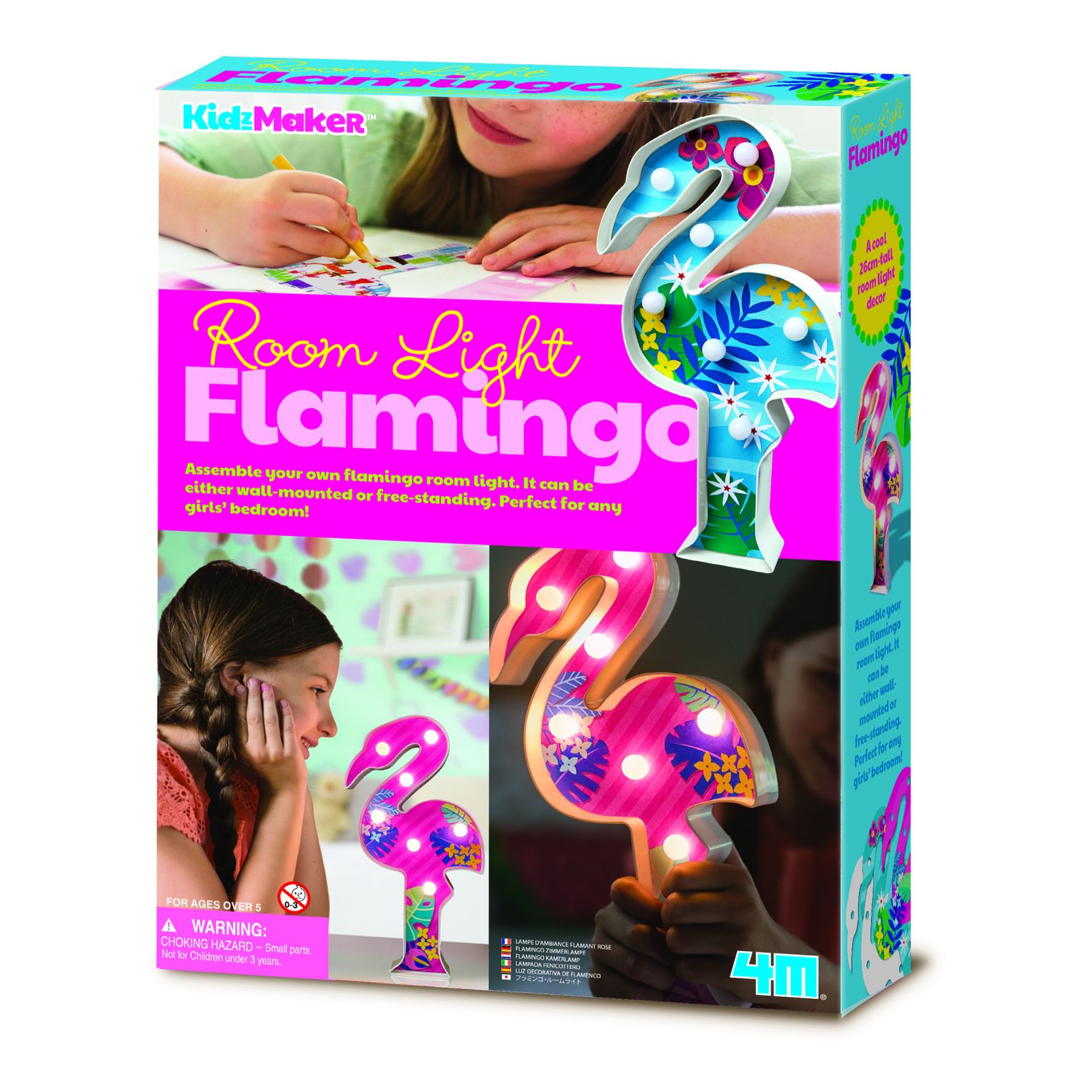Set creativ DIY - Lumina pentru camera Flamingo fotografia produsului