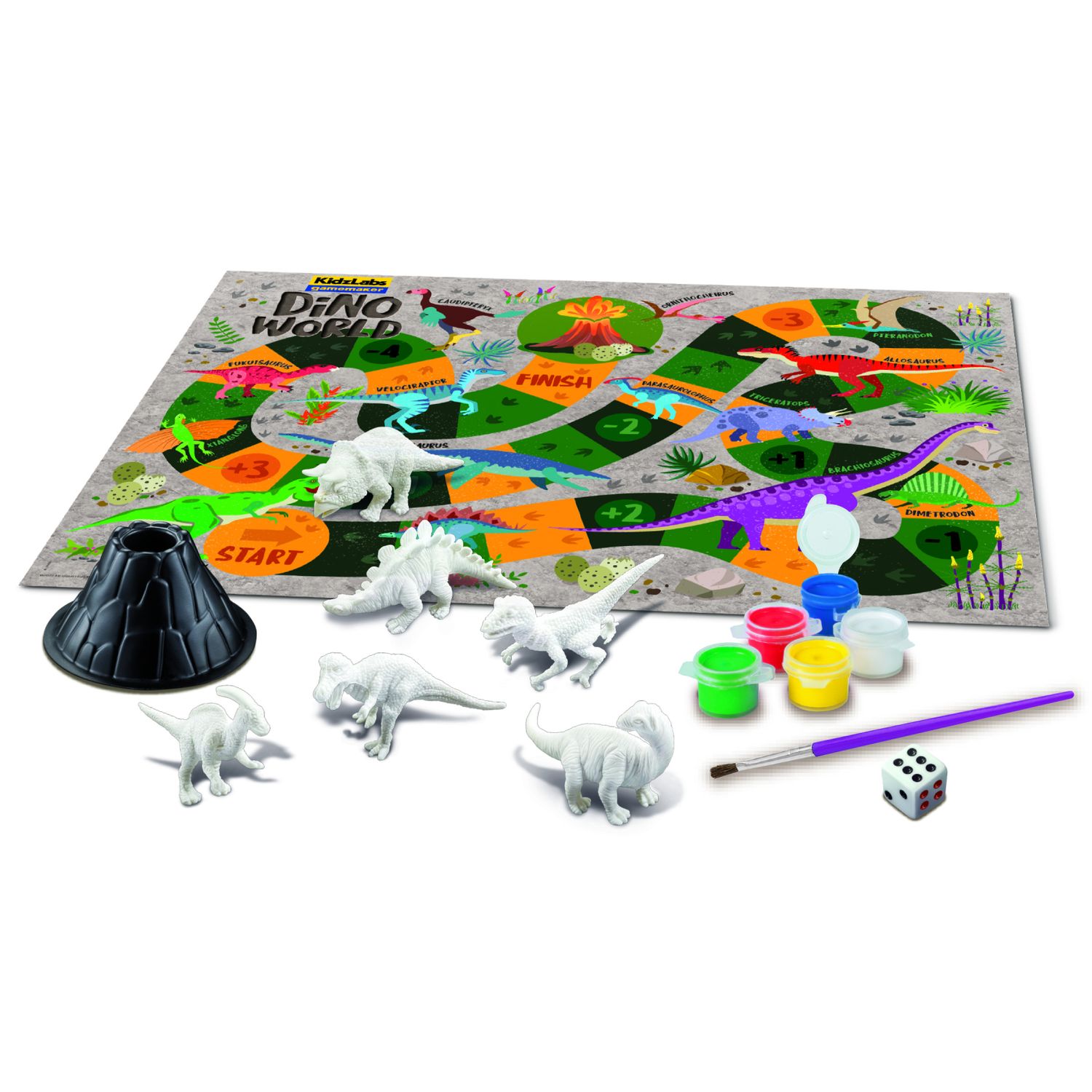 Creaza propriul joc - Lumea Dinozaurilor KidzLabs fotografia produsului View 3 L