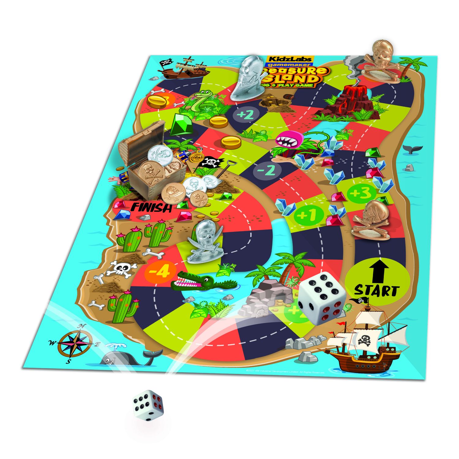 Creaza propriul joc - Insula comorii KidzLabs fotografia produsului View 2 L