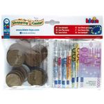 Set joc de rol - Bancnote, monede Euro si chitante fotografia produsului