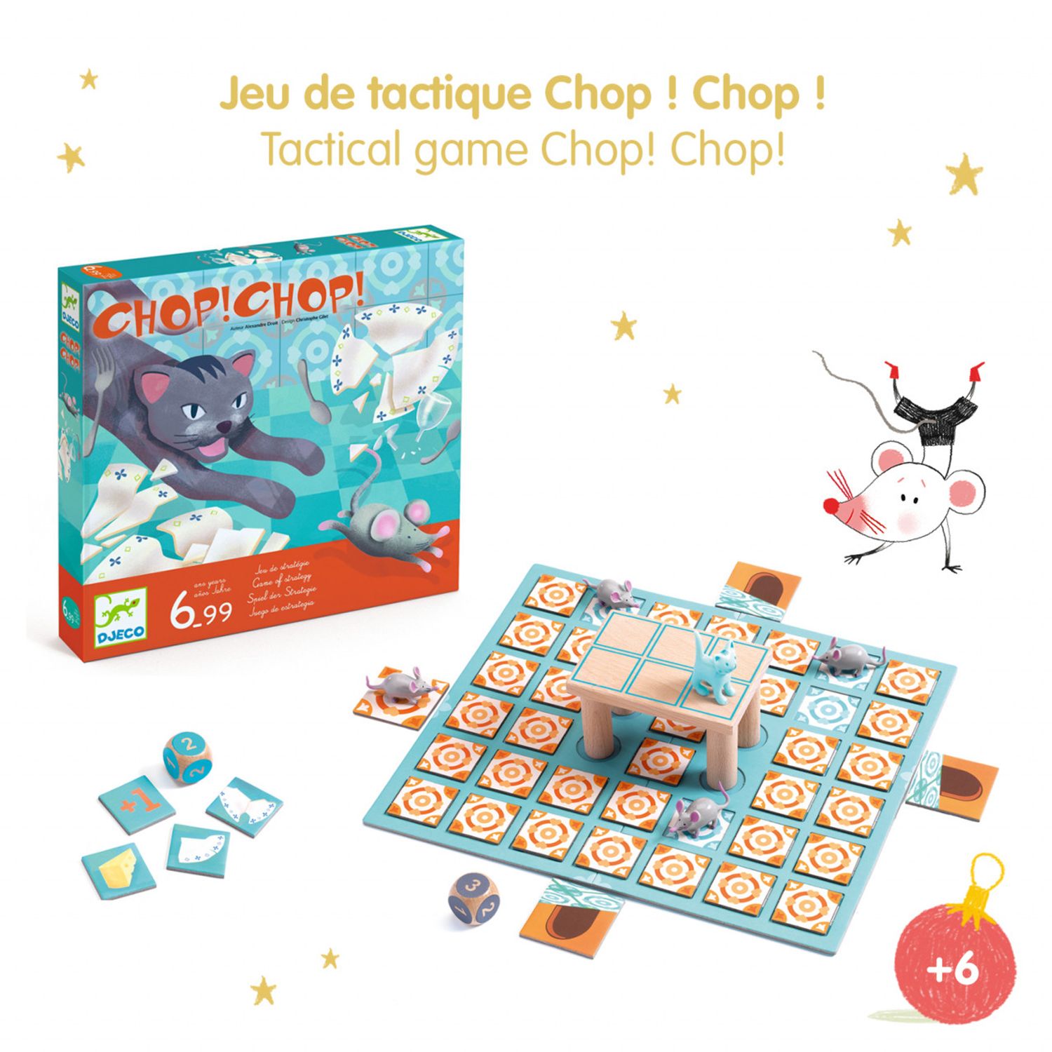 Joc de cooperare Chop Chop, Djeco fotografia produsului View 2 L