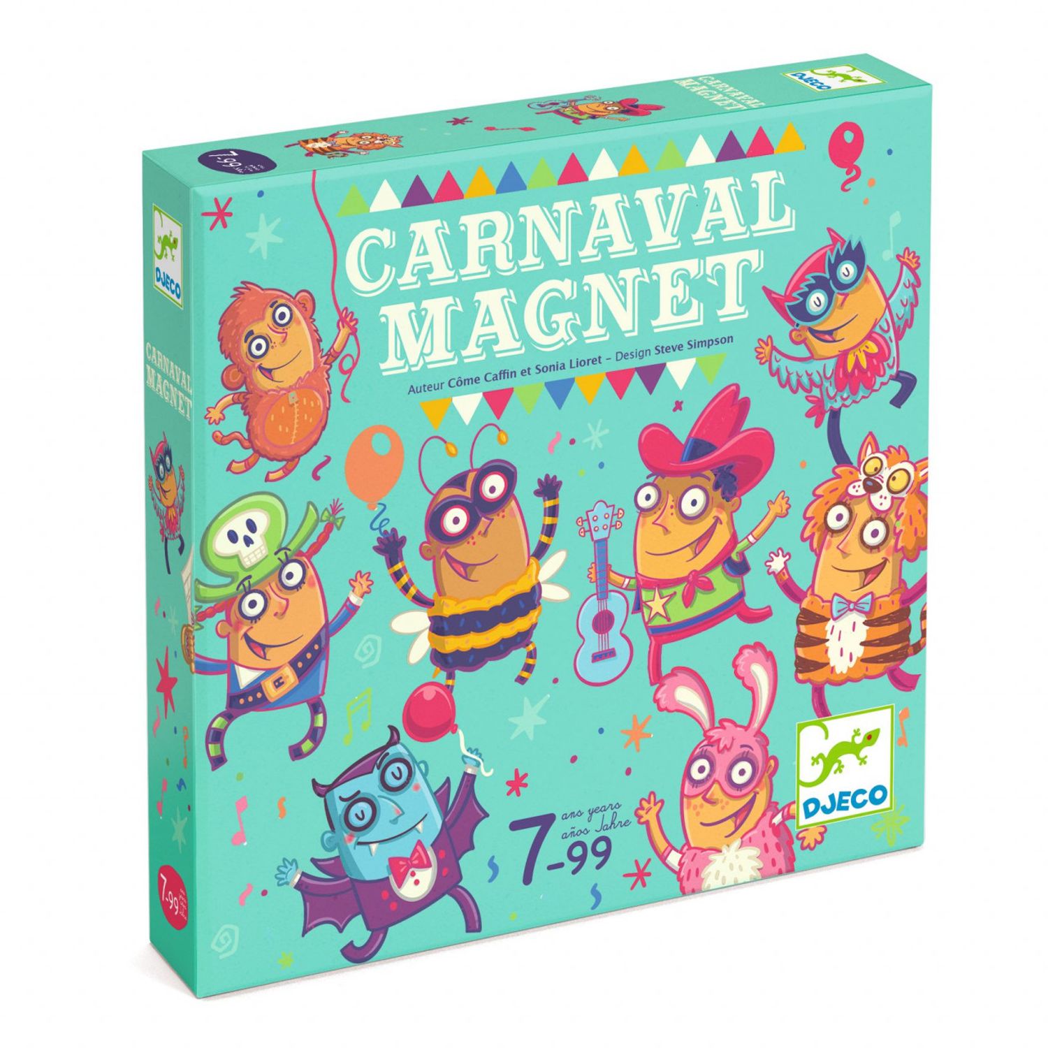 Joc de societate cu magnet Carnaval, Djeco fotografia produsului