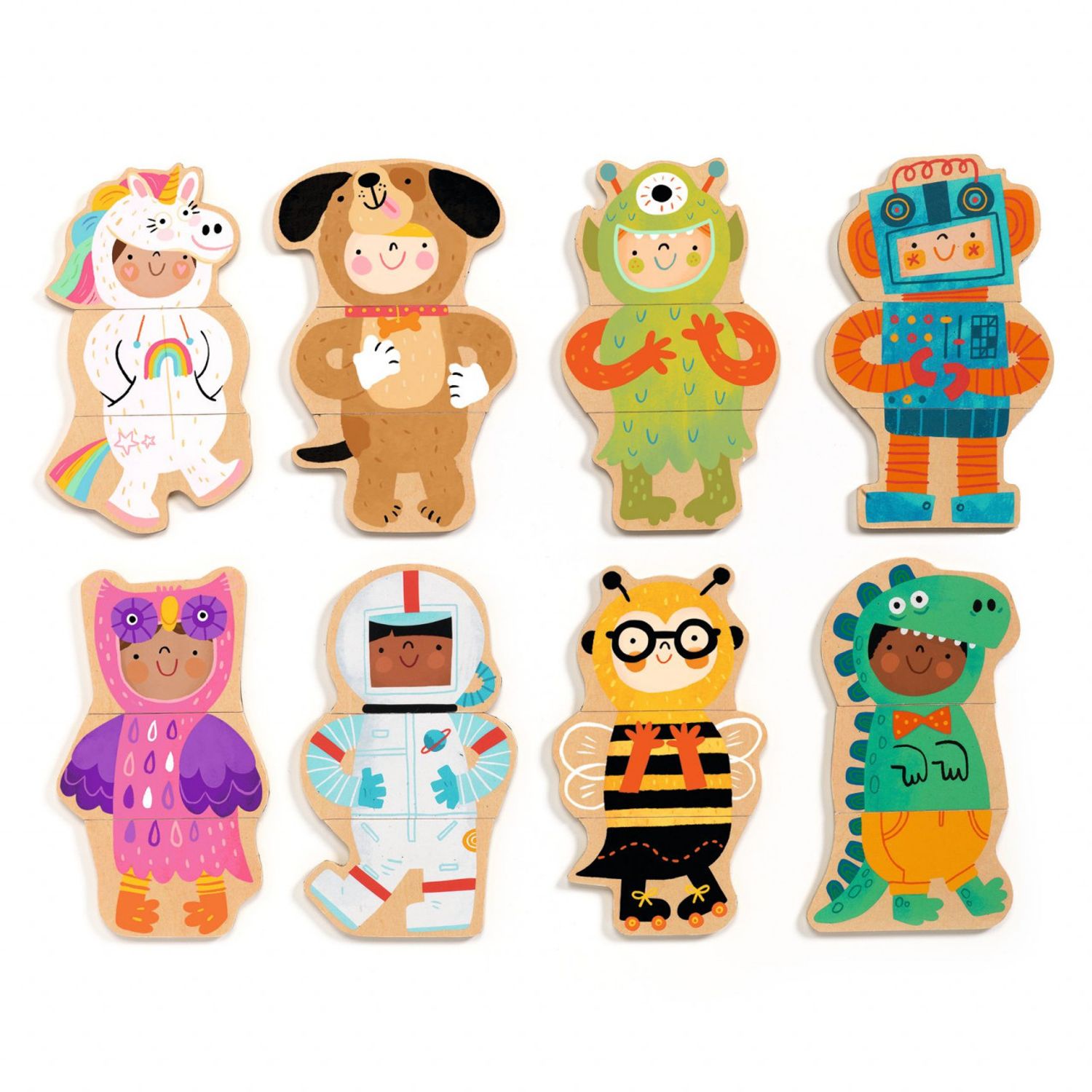 Joc cu magneti Djeco Animale costumate fotografia produsului View 2 L