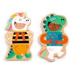 Joc cu magneti Djeco Animale costumate fotografia produsului View 3 S