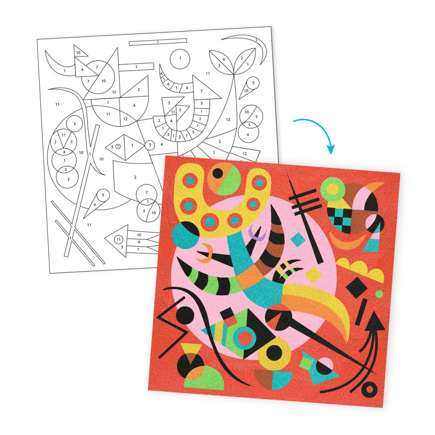 Inspired by Kandinsky, Djeco fotografia produsului View 3 L