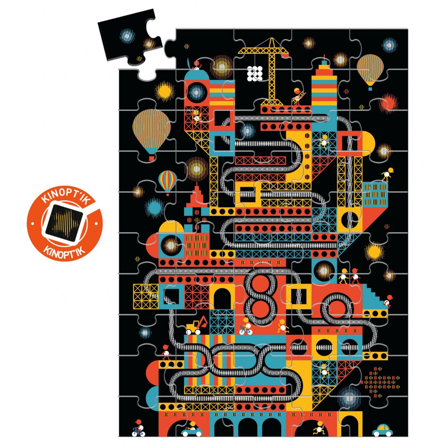 Puzzle Orasul viu, Djeco fotografia produsului View 2 L