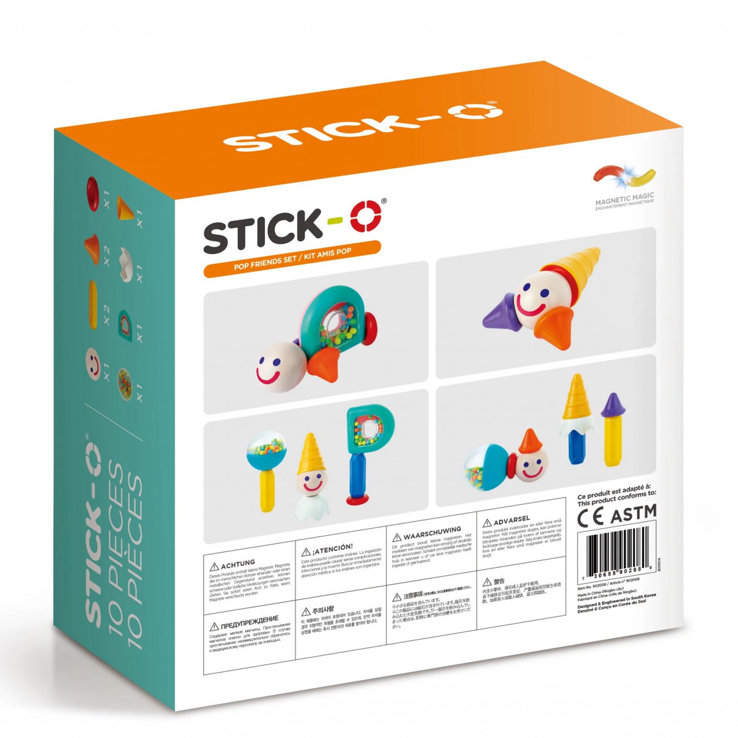 Joc cu magneti Stick-O - Prieteni POP fotografia produsului View 3 L