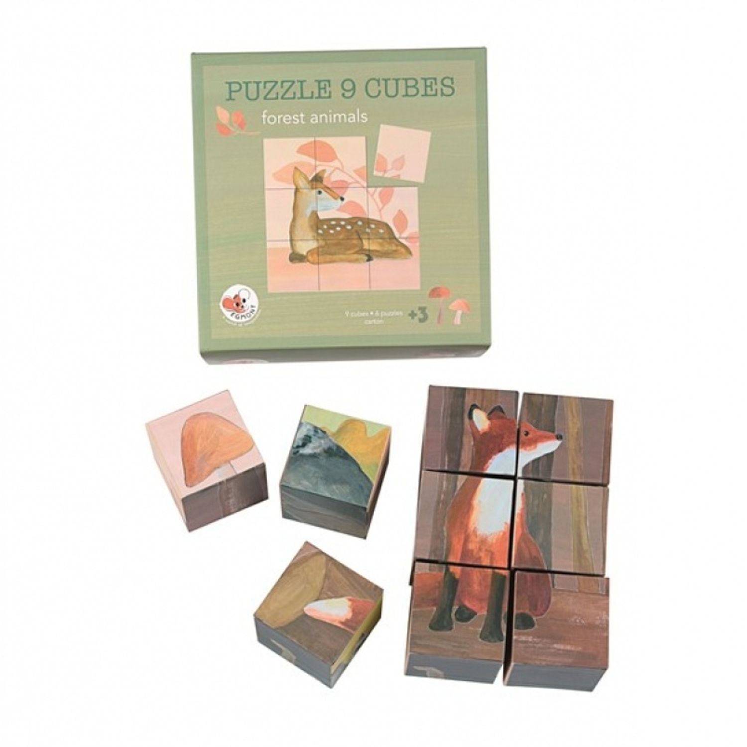 Cuburi Animale padure, Egmont toys fotografia produsului