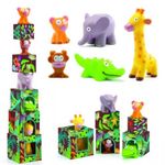 Maxi Topanijungle - Joc cu cuburi si figurine fotografia produsului