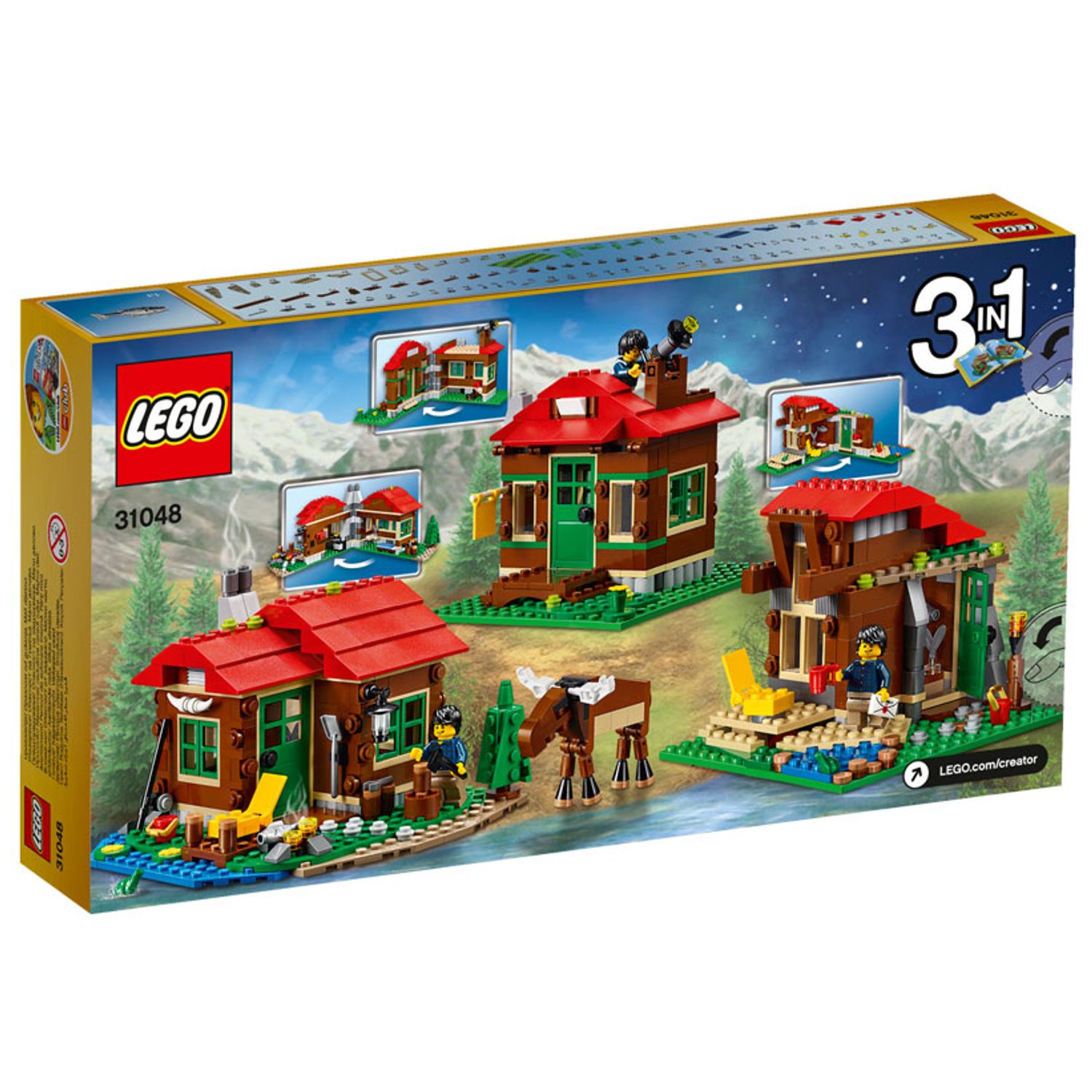 LEGO Creator - Casuta de pe malul lacului (31048), 368 piese fotografia produsului View 2 L