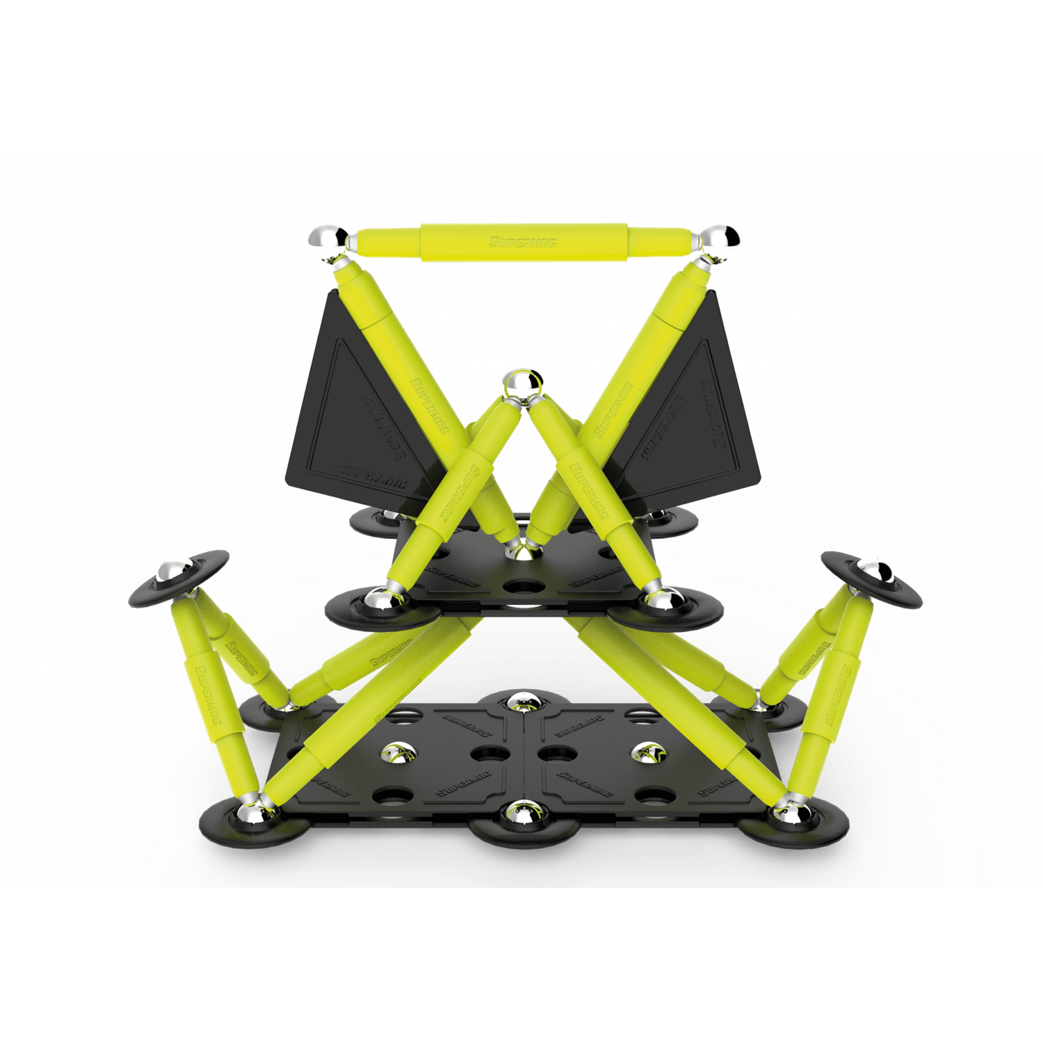 Set de constructie magnetic Supermag Projects Tehnicolor, 50 piese fotografia produsului View 2 L