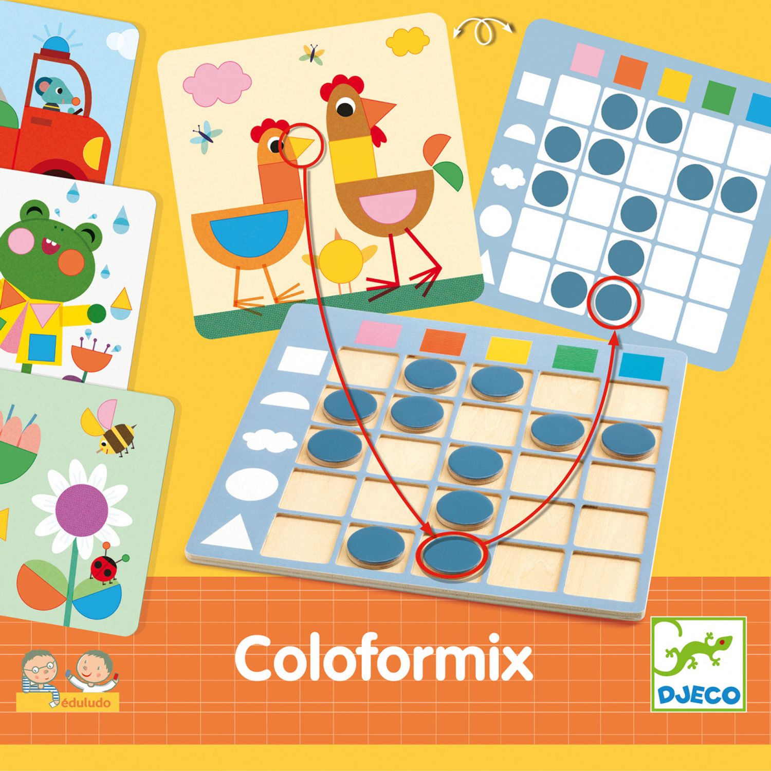 Coloformix, invata culorile, Djeco fotografia produsului View 2 L
