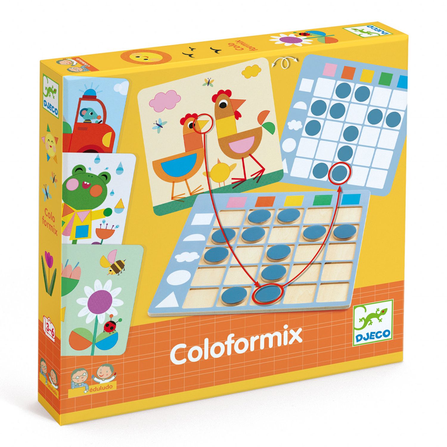 Coloformix, invata culorile, Djeco fotografia produsului