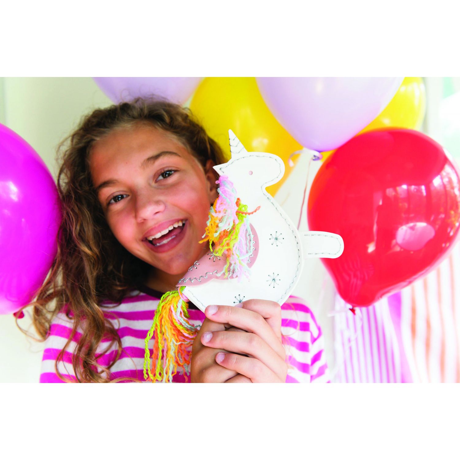 Set creativ DIY - Geanta din piele artificiala Unicorn fotografia produsului View 4 L