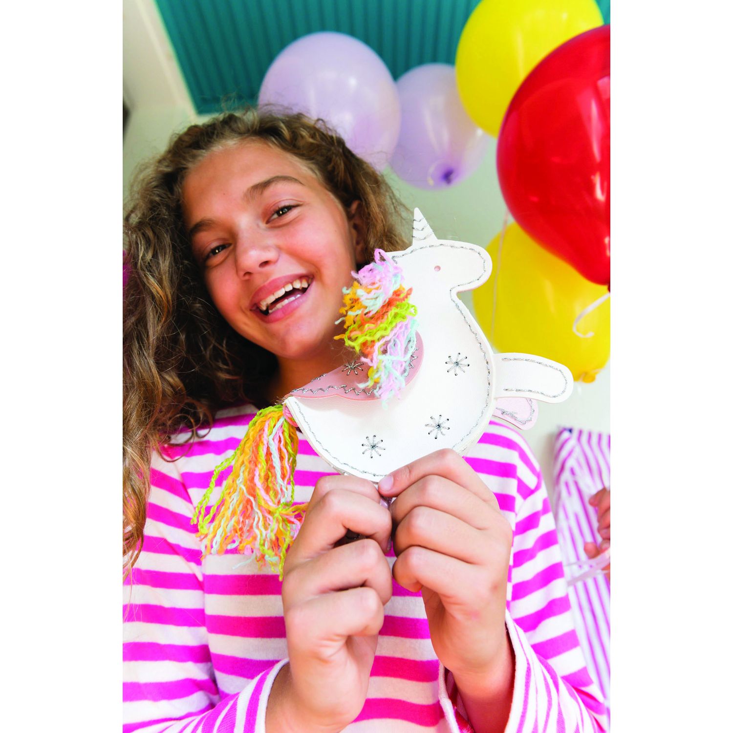 Set creativ DIY - Geanta din piele artificiala Unicorn fotografia produsului View 5 L