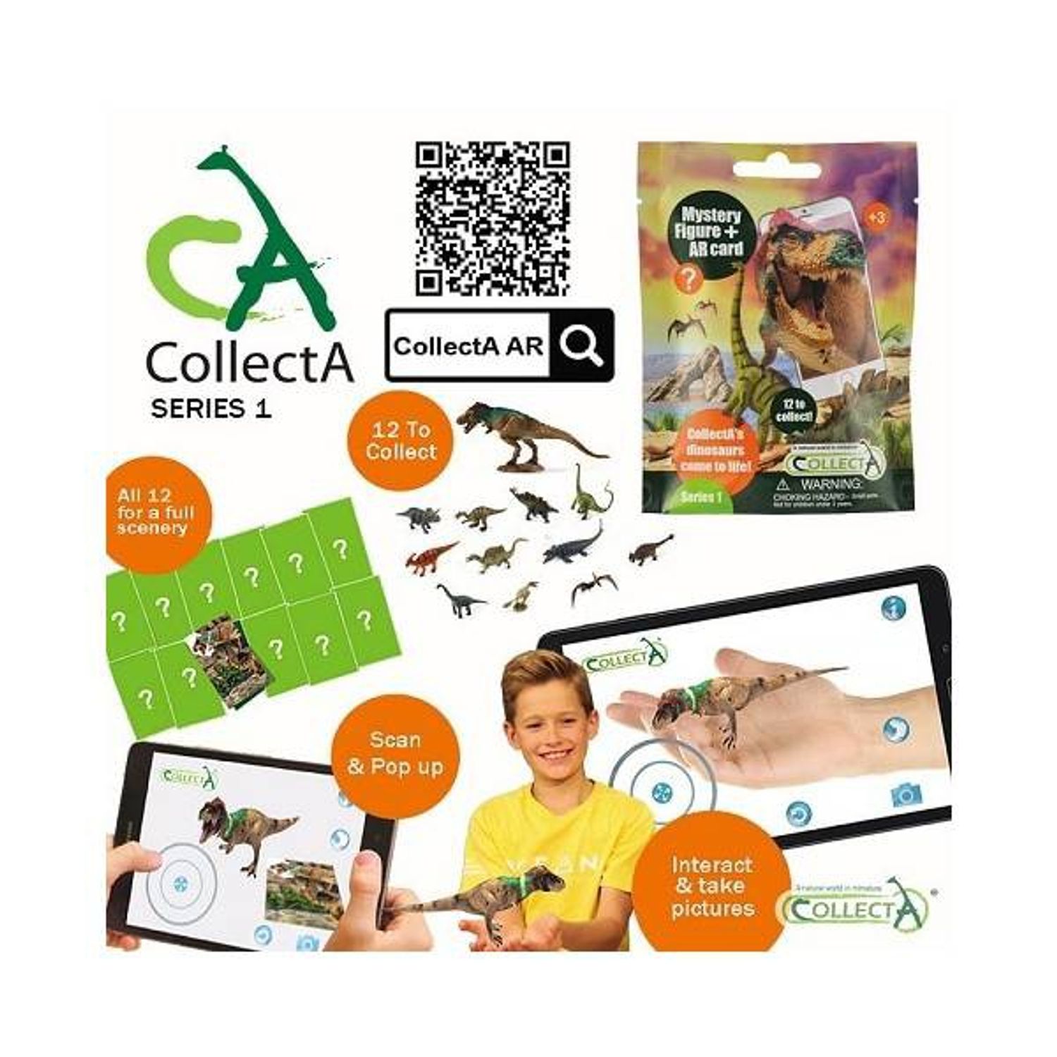Dinozaur AR Seria 1 - Animal figurina fotografia produsului View 2 L