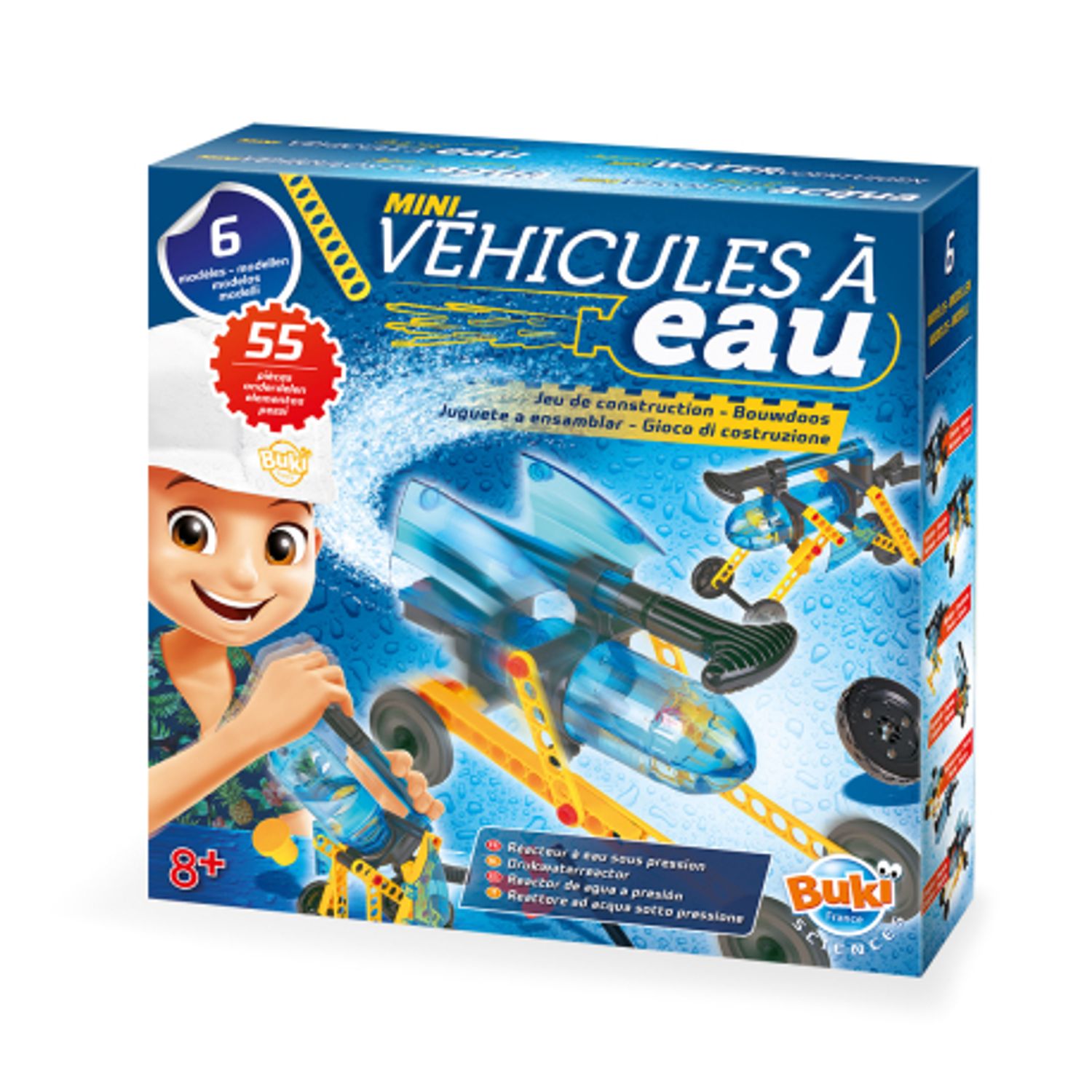 Set STEM Constructie mini masinute propulsate cu apa fotografia produsului