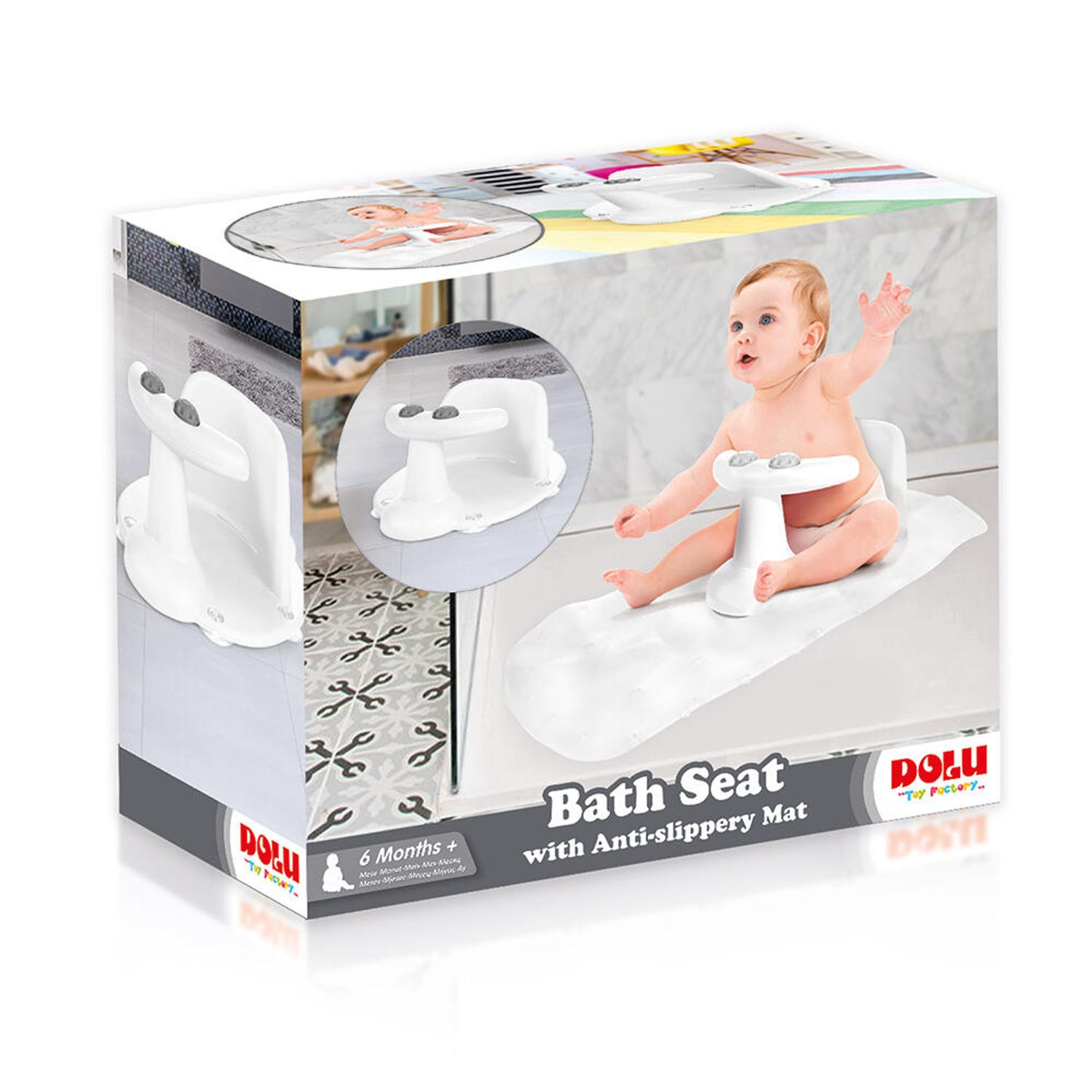 Covoras antiderapant cu scaun de baie fotografia produsului View 3 L