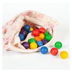 Bile din lemn - Set 36 piese din lemn pentru joc liber fotografia produsului