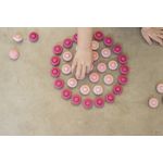 Set din lemn Mandala flower - 36 piese pentru joc liber fotografia produsului View 2 S