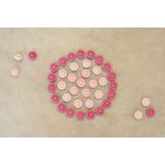 Set din lemn Mandala flower - 36 piese pentru joc liber fotografia produsului View 3 S