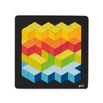 Puzzle cu figuri geometrice 3D in plan - Model 1 fotografia produsului