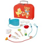 Trusa de doctor din lemn - Set 10 piese fotografia produsului