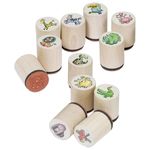 Stampila de lemn cu tematica animale salbatice - Model aleator fotografia produsului