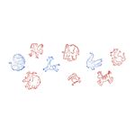 Stampila de lemn cu tematica animale salbatice - Model aleator fotografia produsului View 2 S