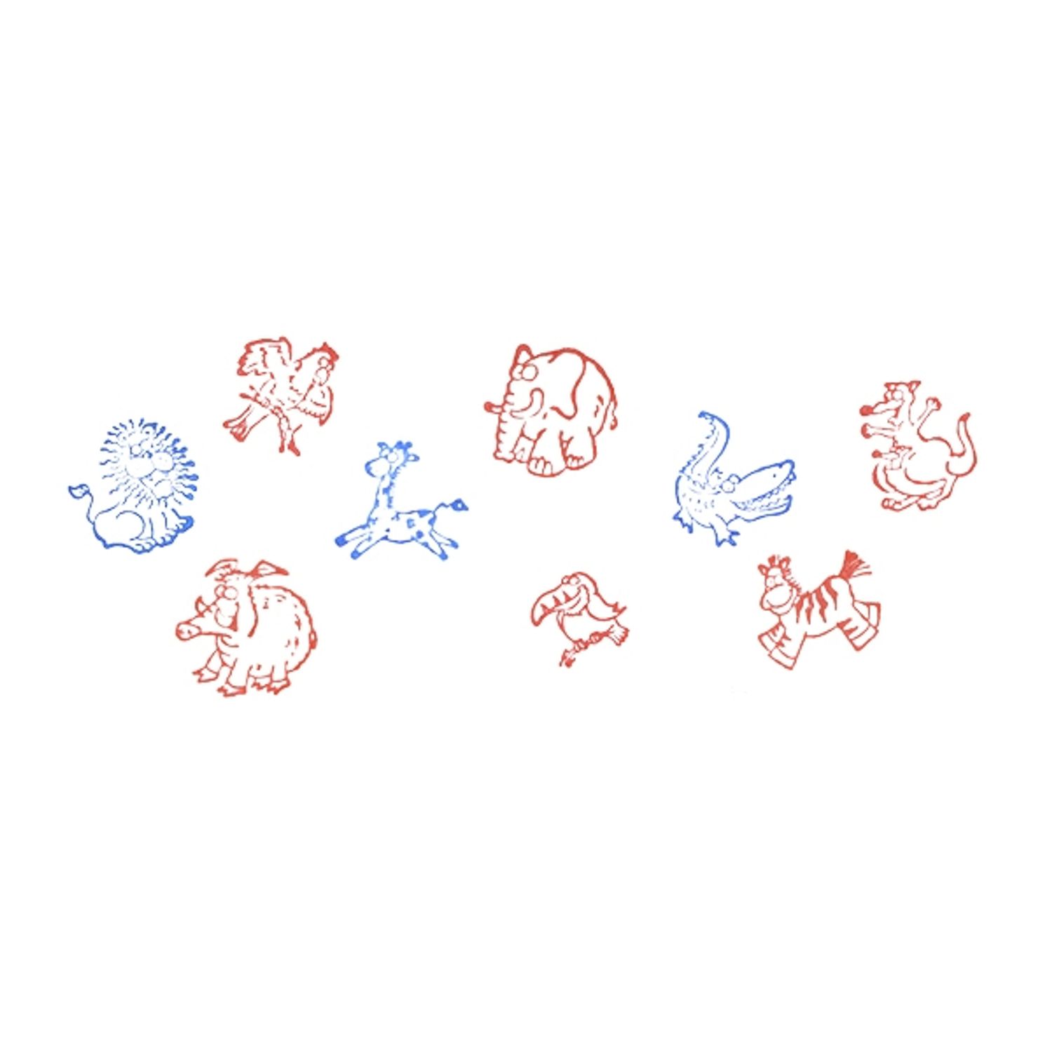 Stampila de lemn cu tematica animale salbatice - Model aleator fotografia produsului View 2 L