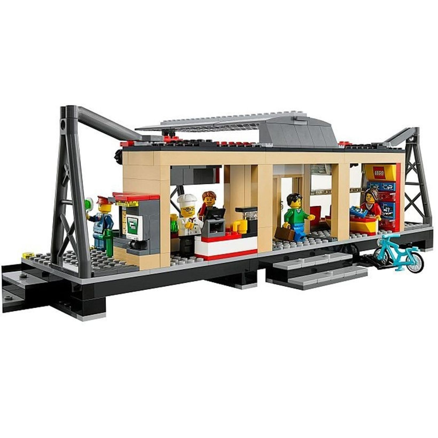 LEGO City - Gara (60050), 423 piese fotografia produsului View 4 L