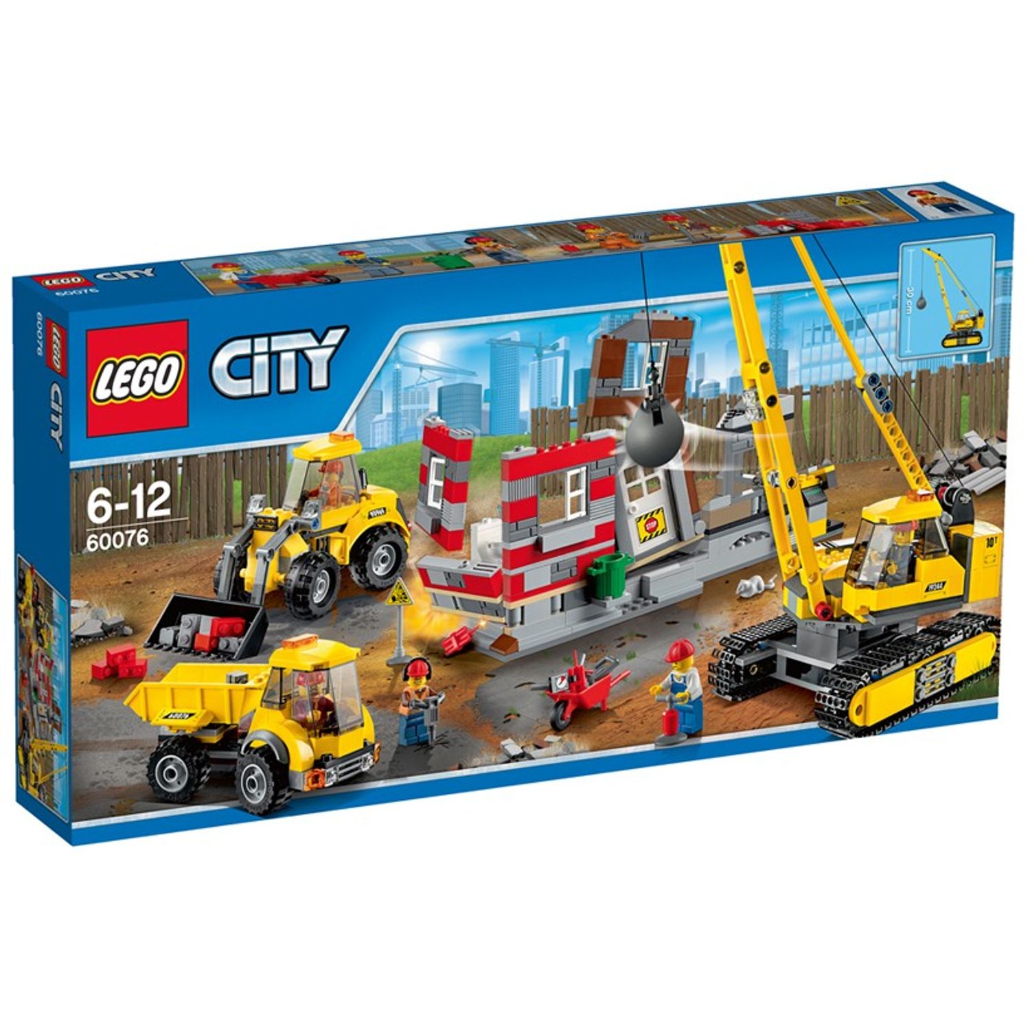 LEGO City - Santier de demolari (60076), 776 piese fotografia produsului