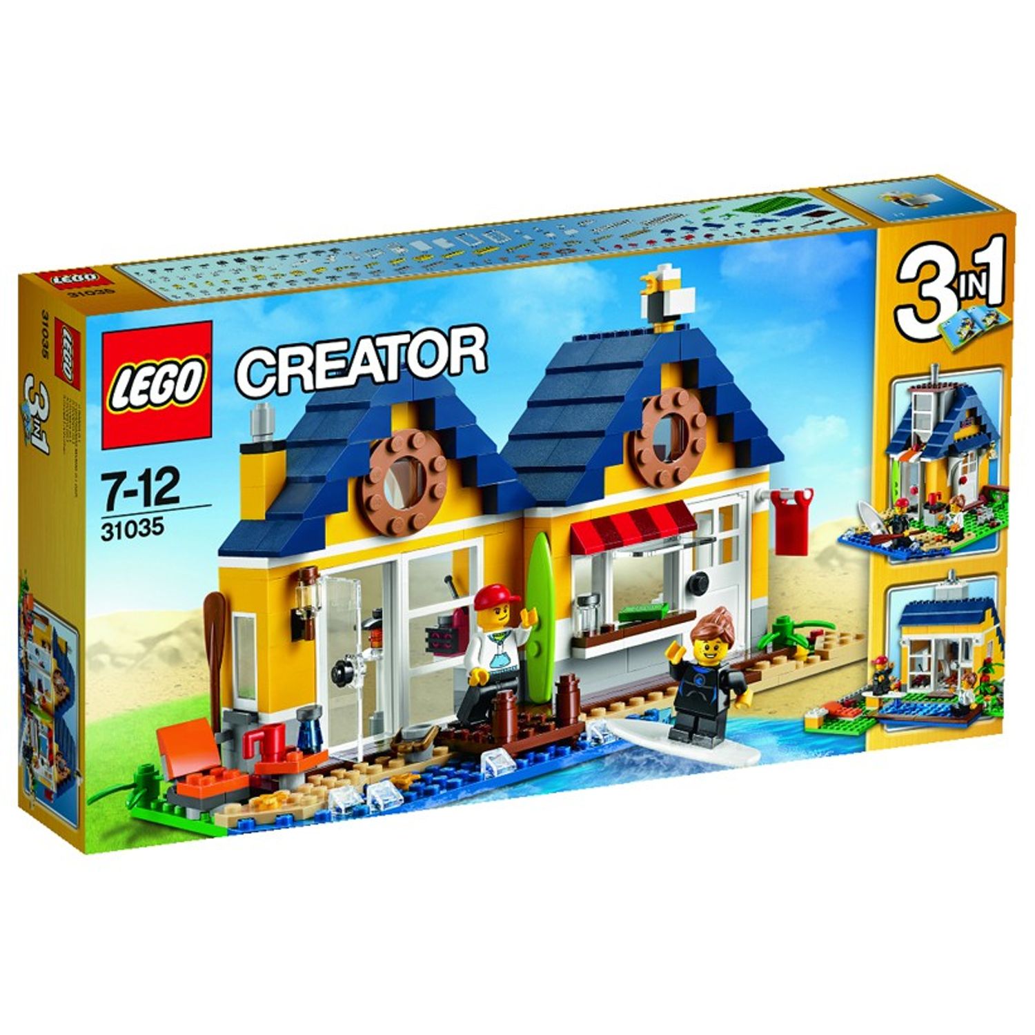 LEGO Creator - Casuta de plaja (31035), 286 piese fotografia produsului