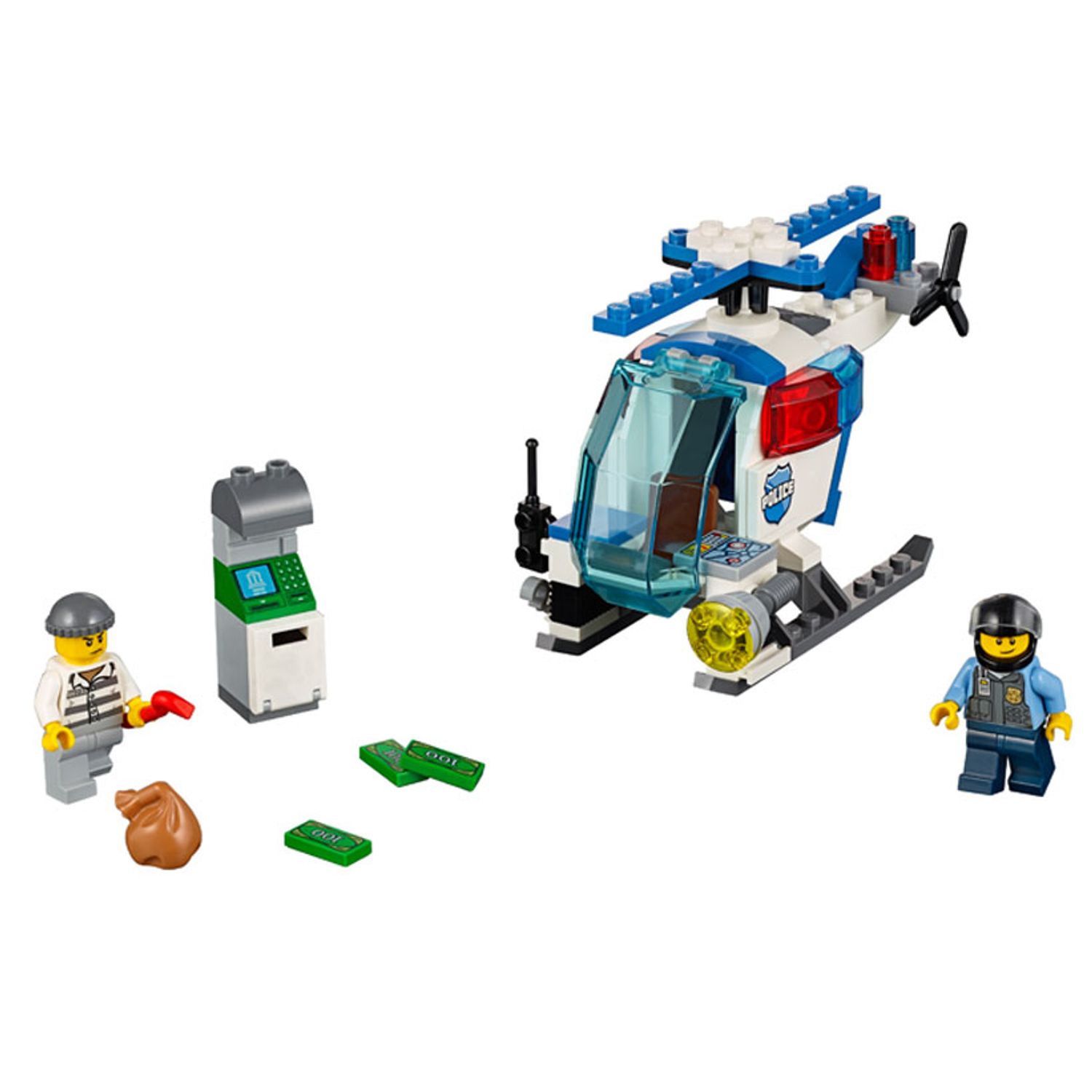LEGO Juniors - Urmarire cu elicopterul politiei (10720), 63 piese fotografia produsului View 2 L