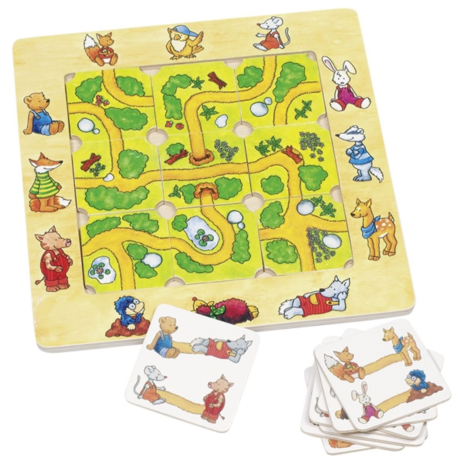 Puzzle din lemn cu provocari - Gaseste calea fotografia produsului