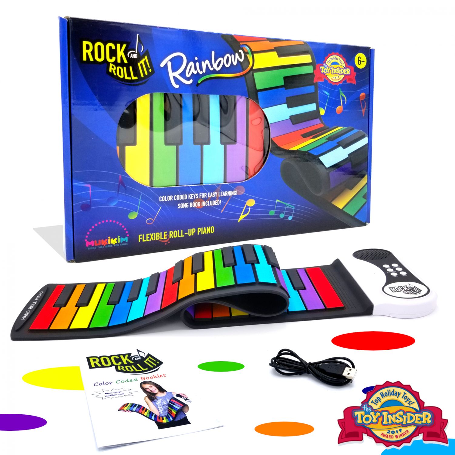 Pian pentru copii - Rock and Roll It Rainbow Piano fotografia produsului