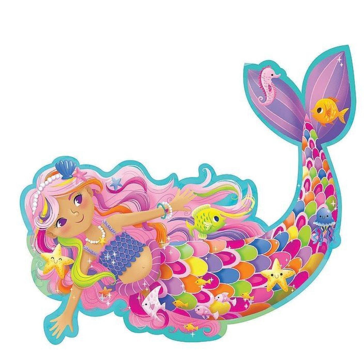Magical Mermaid - Sirena magica puzzle mare de podea fotografia produsului View 3 L
