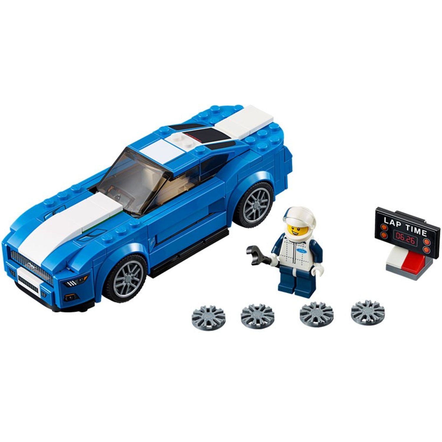 LEGO Speed Champions - Ford Mustang GT (75871), 185 piese fotografia produsului View 2 L