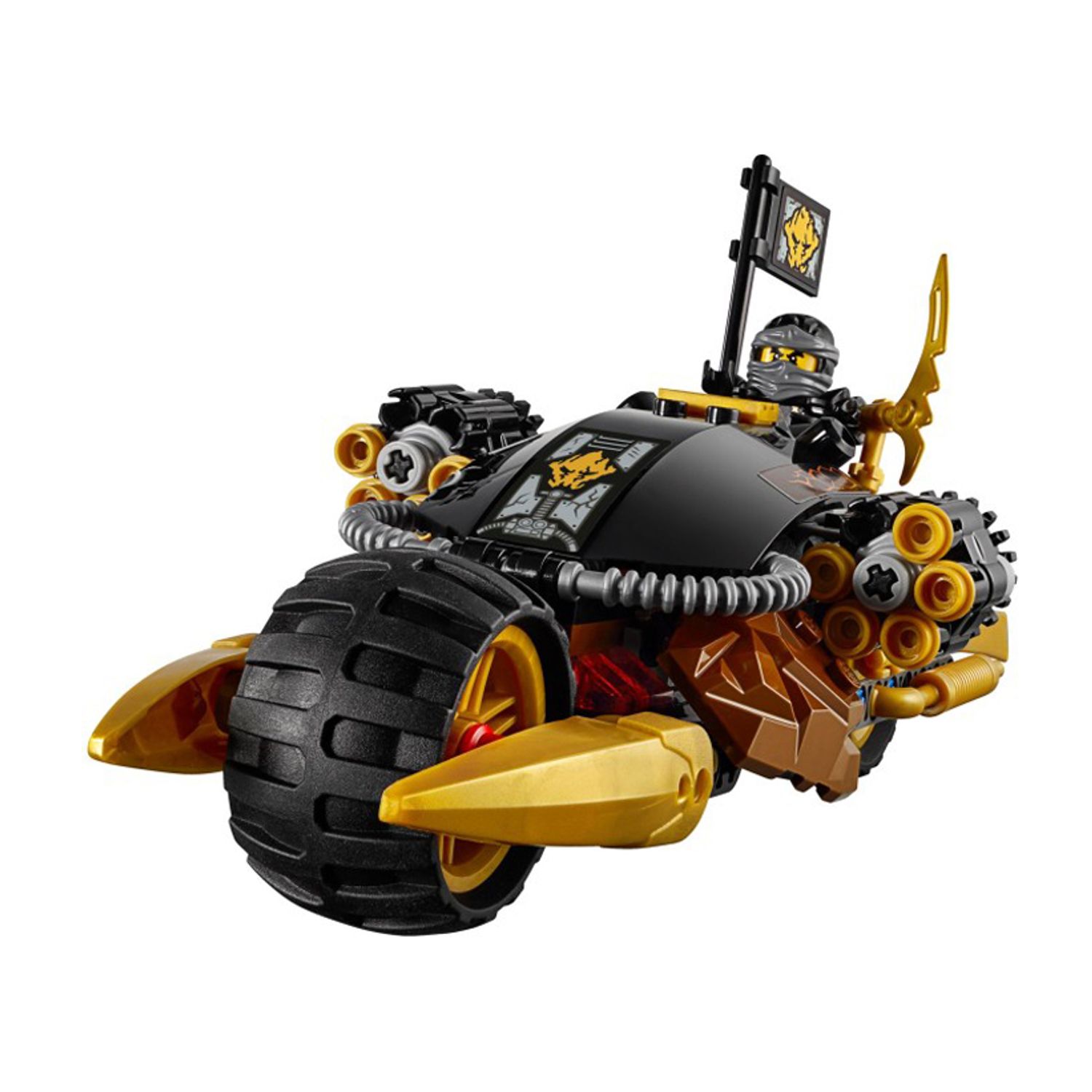 LEGO Ninjago - Motocicleta cu explozoare (70733), 212 piese fotografia produsului View 3 L