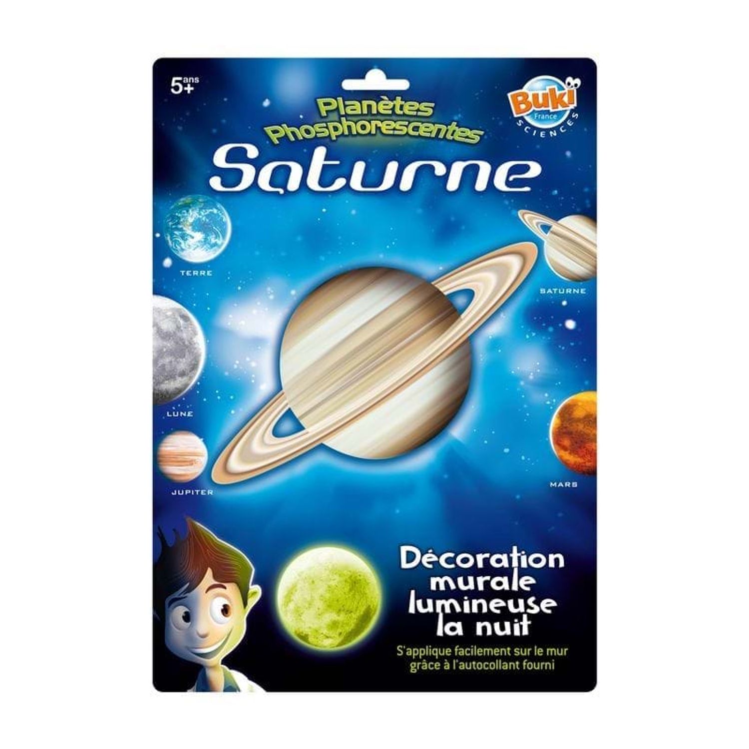 Decoratiuni de perete fosforescente - Planeta Saturn fotografia produsului