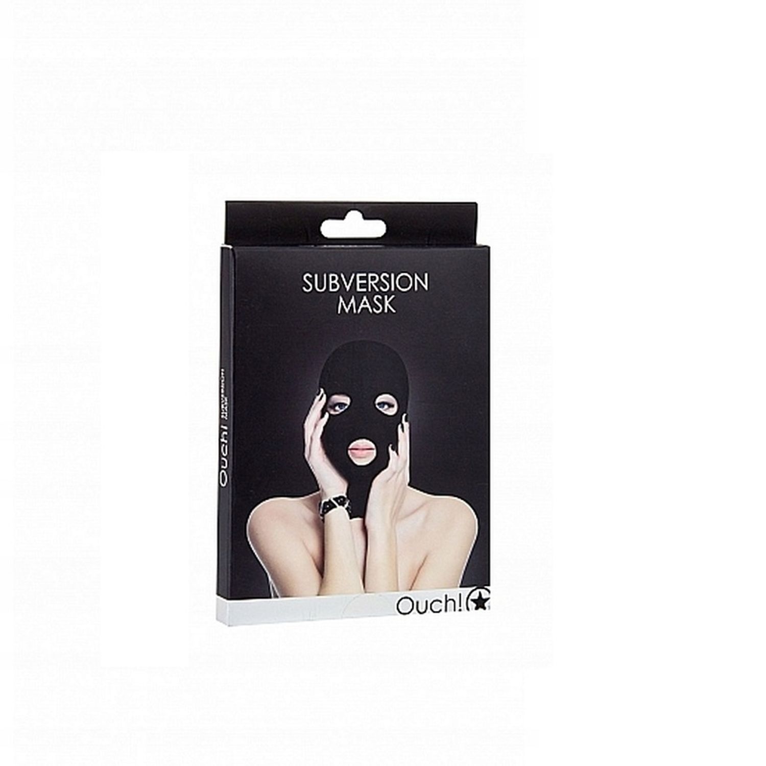 Cagula BDSM, spandex, neagra, Gonga&reg; Negru fotografia produsului