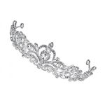 Diadema de nunta, Model printesa, Gonga&reg; Argintiu fotografia produsului