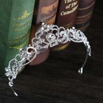 Diadema de nunta, Model printesa, Gonga&reg; Argintiu fotografia produsului View 2 S