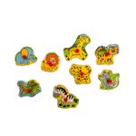 Puzzle din lemn cu animale din jungla, 8 piese, Gonga&reg; fotografia produsului View 4 S