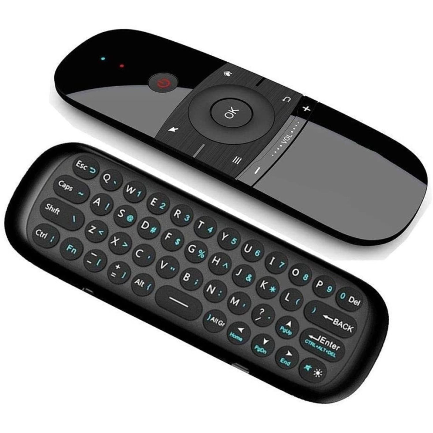 Tastatura cu mouse si telecomanda Wechip, wireless Negru fotografia produsului View 5 L