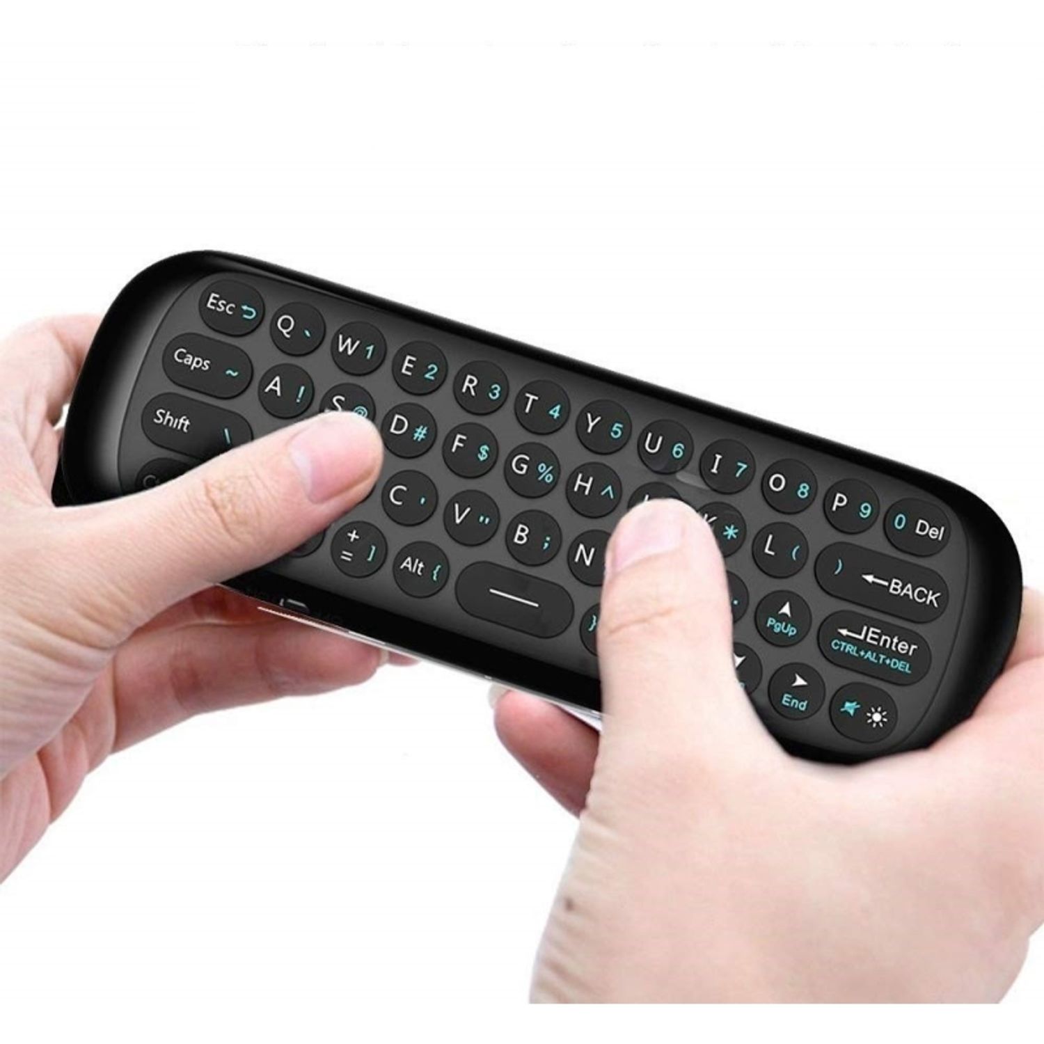 Tastatura cu mouse si telecomanda Wechip, wireless Negru fotografia produsului View 2 L