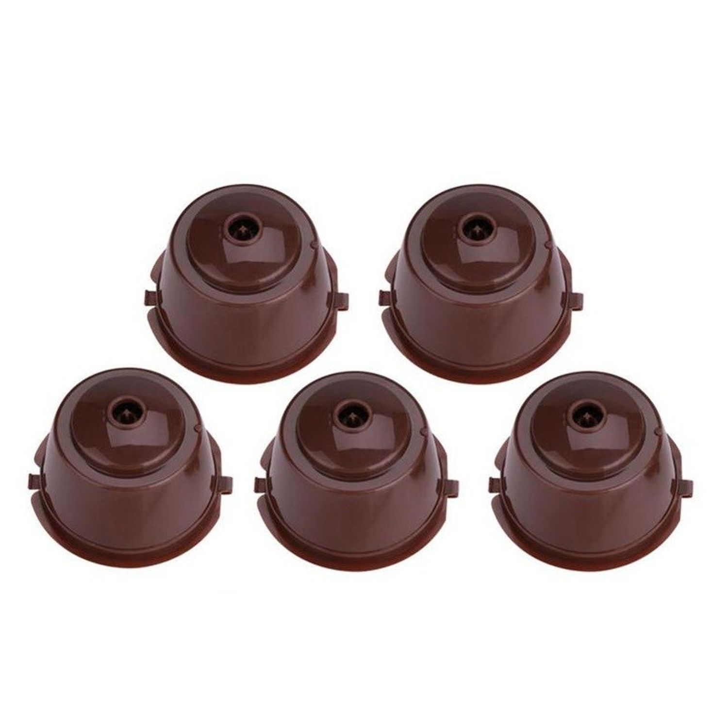 Set 5 capsule cafea compatibile Nescafe Dolce Gusto, reutilizabile Maro fotografia produsului